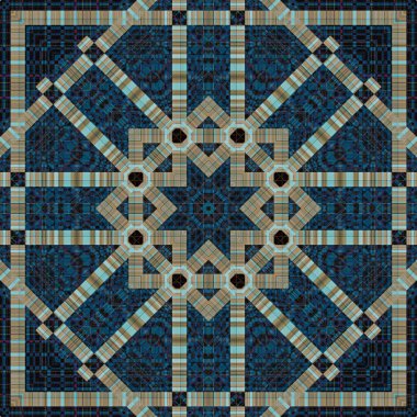 Abstract seamless pattern. Digital random texture. linear patterns of stars