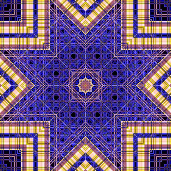 Abstract Seamless Pattern Digital Random Texture Linear Patterns Stars — Foto Stock