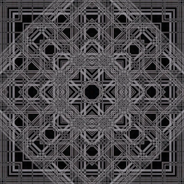 Abstract Seamless Pattern Digital Random Texture Linear Patterns Stars — Stok Foto