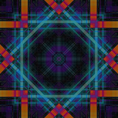 Abstract seamless pattern. Digital random texture. linear patterns of stars