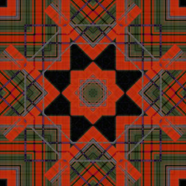 Abstract seamless pattern. Digital random texture. linear patterns of stars