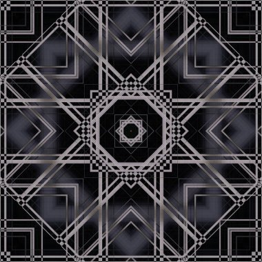 Abstract seamless pattern. Digital random texture. linear patterns of stars