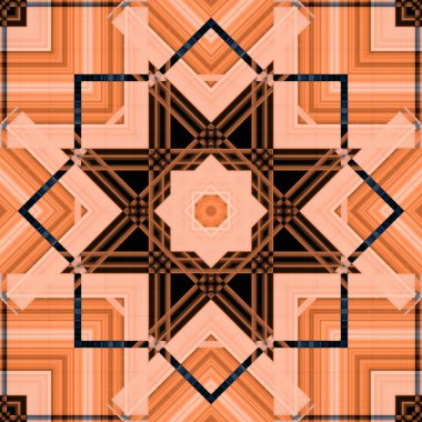 Abstract seamless pattern. Digital random texture. linear patterns of stars