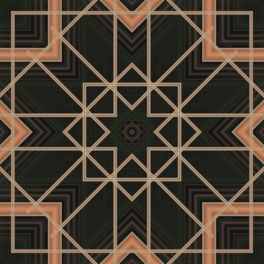 Abstract seamless pattern. Digital random texture. linear patterns of stars