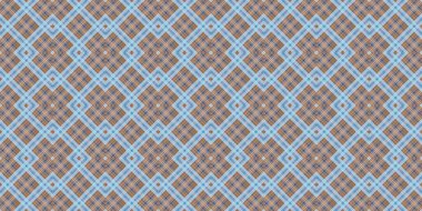 Kusursuz şebeke modeli. İskoç dokusu. Satır ve elmasların arkaplanı