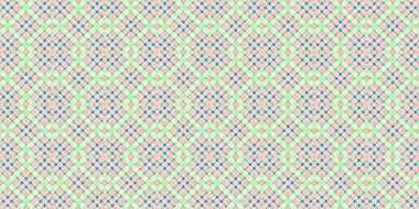 Kusursuz şebeke modeli. İskoç dokusu. Satır ve elmasların arkaplanı