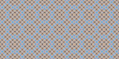 Kusursuz şebeke modeli. İskoç dokusu. Satır ve elmasların arkaplanı