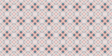 Kusursuz şebeke modeli. İskoç dokusu. Satır ve elmasların arkaplanı