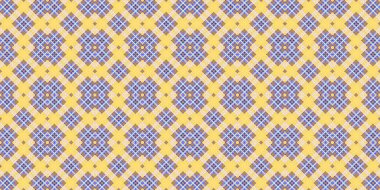 Kusursuz şebeke modeli. İskoç dokusu. Satır ve elmasların arkaplanı