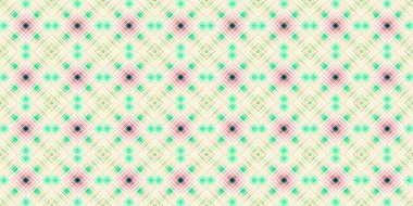 Kusursuz şebeke modeli. İskoç dokusu. Satır ve elmasların arkaplanı