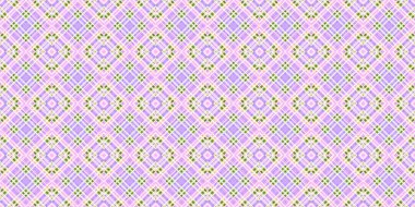 Kusursuz şebeke modeli. İskoç dokusu. Satır ve elmasların arkaplanı