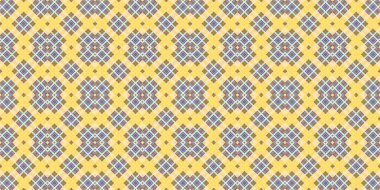 Kusursuz şebeke modeli. İskoç dokusu. Satır ve elmasların arkaplanı