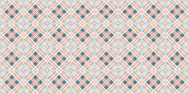 Kusursuz şebeke modeli. İskoç dokusu. Satır ve elmasların arkaplanı