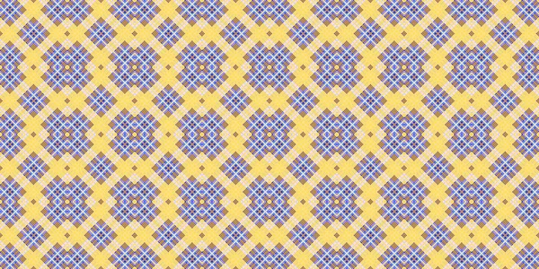 Kusursuz şebeke modeli. İskoç dokusu. Satır ve elmasların arkaplanı