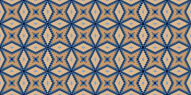 Kusursuz soyut kalıplar. Eşkenar dörtgen ve üçgen desenlerin arka planı. Yıldız desenleri. Moda eğilimleri