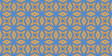 Kusursuz soyut kalıplar. Eşkenar dörtgen ve üçgen desenlerin arka planı. Yıldız desenleri. Moda eğilimleri