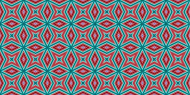 Kusursuz soyut kalıplar. Eşkenar dörtgen ve üçgen desenlerin arka planı. Yıldız desenleri. Moda eğilimleri