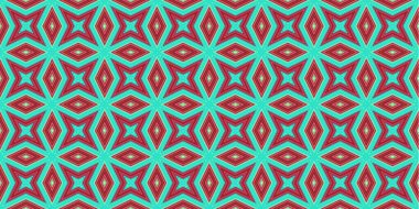 Kusursuz soyut kalıplar. Eşkenar dörtgen ve üçgen desenlerin arka planı. Yıldız desenleri. Moda eğilimleri