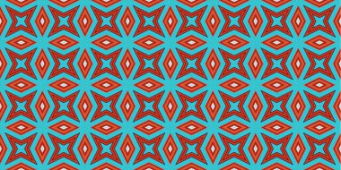 Kusursuz soyut kalıplar. Eşkenar dörtgen ve üçgen desenlerin arka planı. Yıldız desenleri. Moda eğilimleri