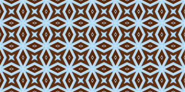 Kusursuz soyut kalıplar. Eşkenar dörtgen ve üçgen desenlerin arka planı. Yıldız desenleri. Moda eğilimleri