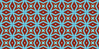 Kusursuz soyut kalıplar. Eşkenar dörtgen ve üçgen desenlerin arka planı. Yıldız desenleri. Moda eğilimleri