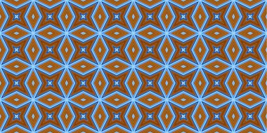 Kusursuz soyut kalıplar. Eşkenar dörtgen ve üçgen desenlerin arka planı. Yıldız desenleri. Moda eğilimleri