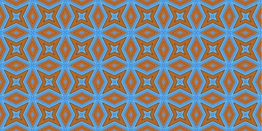 Kusursuz soyut kalıplar. Eşkenar dörtgen ve üçgen desenlerin arka planı. Yıldız desenleri. Moda eğilimleri