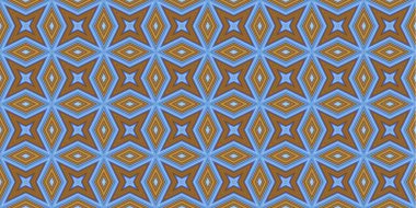 Kusursuz soyut kalıplar. Eşkenar dörtgen ve üçgen desenlerin arka planı. Yıldız desenleri. Moda eğilimleri