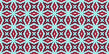 Kusursuz soyut kalıplar. Eşkenar dörtgen ve üçgen desenlerin arka planı. Yıldız desenleri. Moda eğilimleri