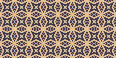 Kusursuz soyut kalıplar. Eşkenar dörtgen ve üçgen desenlerin arka planı. Yıldız desenleri. Moda eğilimleri