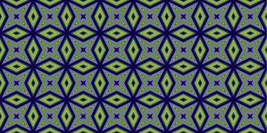 Kusursuz soyut kalıplar. Eşkenar dörtgen ve üçgen desenlerin arka planı. Yıldız desenleri. Moda eğilimleri