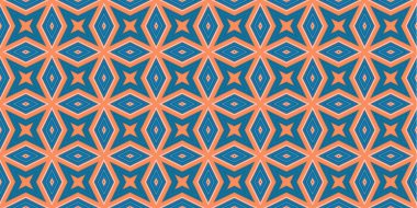 Kusursuz soyut kalıplar. Eşkenar dörtgen ve üçgen desenlerin arka planı. Yıldız desenleri. Moda eğilimleri