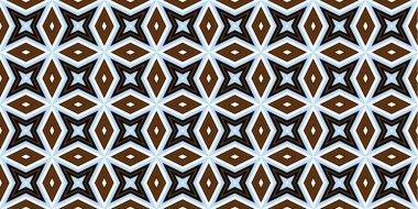 Kusursuz soyut kalıplar. Eşkenar dörtgen ve üçgen desenlerin arka planı. Yıldız desenleri. Moda eğilimleri