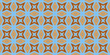 Kusursuz soyut kalıplar. Eşkenar dörtgen ve üçgen desenlerin arka planı. Yıldız desenleri. Moda eğilimleri