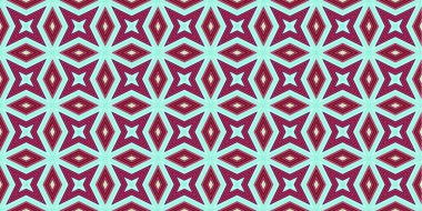 Kusursuz soyut kalıplar. Eşkenar dörtgen ve üçgen desenlerin arka planı. Yıldız desenleri. Moda eğilimleri