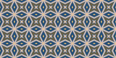 Kusursuz soyut kalıplar. Eşkenar dörtgen ve üçgen desenlerin arka planı. Yıldız desenleri. Moda eğilimleri