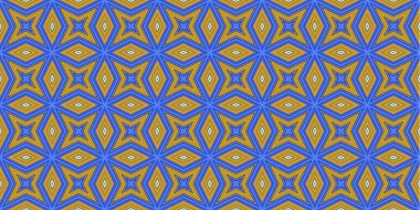 Kusursuz soyut kalıplar. Eşkenar dörtgen ve üçgen desenlerin arka planı. Yıldız desenleri. Moda eğilimleri