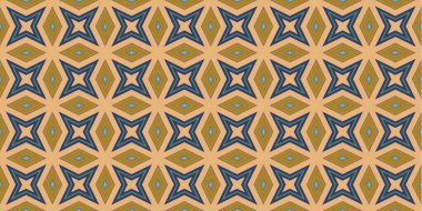 Kusursuz soyut kalıplar. Eşkenar dörtgen ve üçgen desenlerin arka planı. Yıldız desenleri. Moda eğilimleri