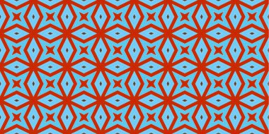 Kusursuz soyut kalıplar. Eşkenar dörtgen ve üçgen desenlerin arka planı. Yıldız desenleri. Moda eğilimleri