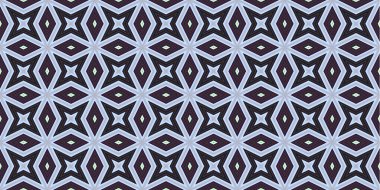 Kusursuz soyut kalıplar. Eşkenar dörtgen ve üçgen desenlerin arka planı. Yıldız desenleri. Moda eğilimleri