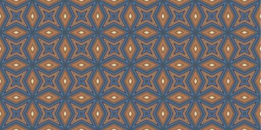 Kusursuz soyut kalıplar. Eşkenar dörtgen ve üçgen desenlerin arka planı. Yıldız desenleri. Moda eğilimleri