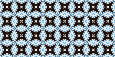 Kusursuz soyut kalıplar. Eşkenar dörtgen ve üçgen desenlerin arka planı. Yıldız desenleri. Moda eğilimleri