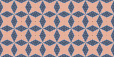 Kusursuz soyut kalıplar. Eşkenar dörtgen ve üçgen desenlerin arka planı. Yıldız desenleri. Moda eğilimleri