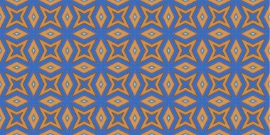 Kusursuz soyut kalıplar. Eşkenar dörtgen ve üçgen desenlerin arka planı. Yıldız desenleri. Moda eğilimleri
