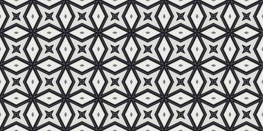 Kusursuz soyut kalıplar. Eşkenar dörtgen ve üçgen desenlerin arka planı. Yıldız desenleri. Moda eğilimleri
