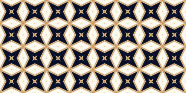 Kusursuz soyut kalıplar. Eşkenar dörtgen ve üçgen desenlerin arka planı. Yıldız desenleri. Moda eğilimleri