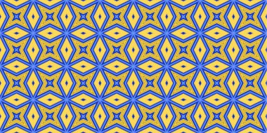 Kusursuz soyut kalıplar. Eşkenar dörtgen ve üçgen desenlerin arka planı. Yıldız desenleri. Moda eğilimleri