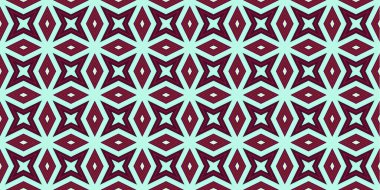 Kusursuz soyut kalıplar. Eşkenar dörtgen ve üçgen desenlerin arka planı. Yıldız desenleri. Moda eğilimleri