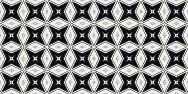 Kusursuz soyut kalıplar. Eşkenar dörtgen ve üçgen desenlerin arka planı. Yıldız desenleri. Moda eğilimleri