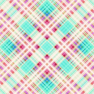 Kusursuz soyut İskoç desenleri. Eşkenar dörtgen ve çizgi desenleri. Dijital rastgele desenler